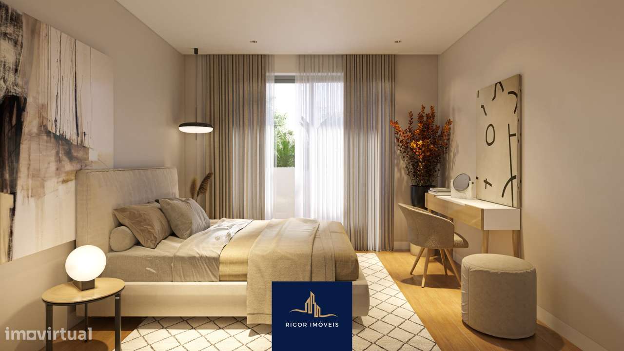 Apartamento T3-Condomínio Privado c/ Piscina e Jardim- Póvoa de Varzim-9
