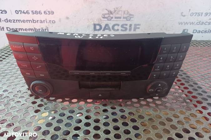 RADIO CD PLAYER A2118200779 MX 1253 Mercedes-Benz E-Class W211  [din 2002 pana  2006] seria - 1