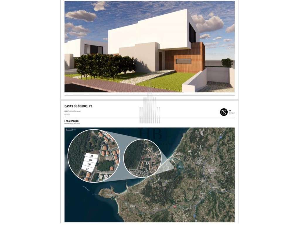 Terreno com Projeto Aprovado | Praia do Vau | Óbidos - Grande imagem: 5/7