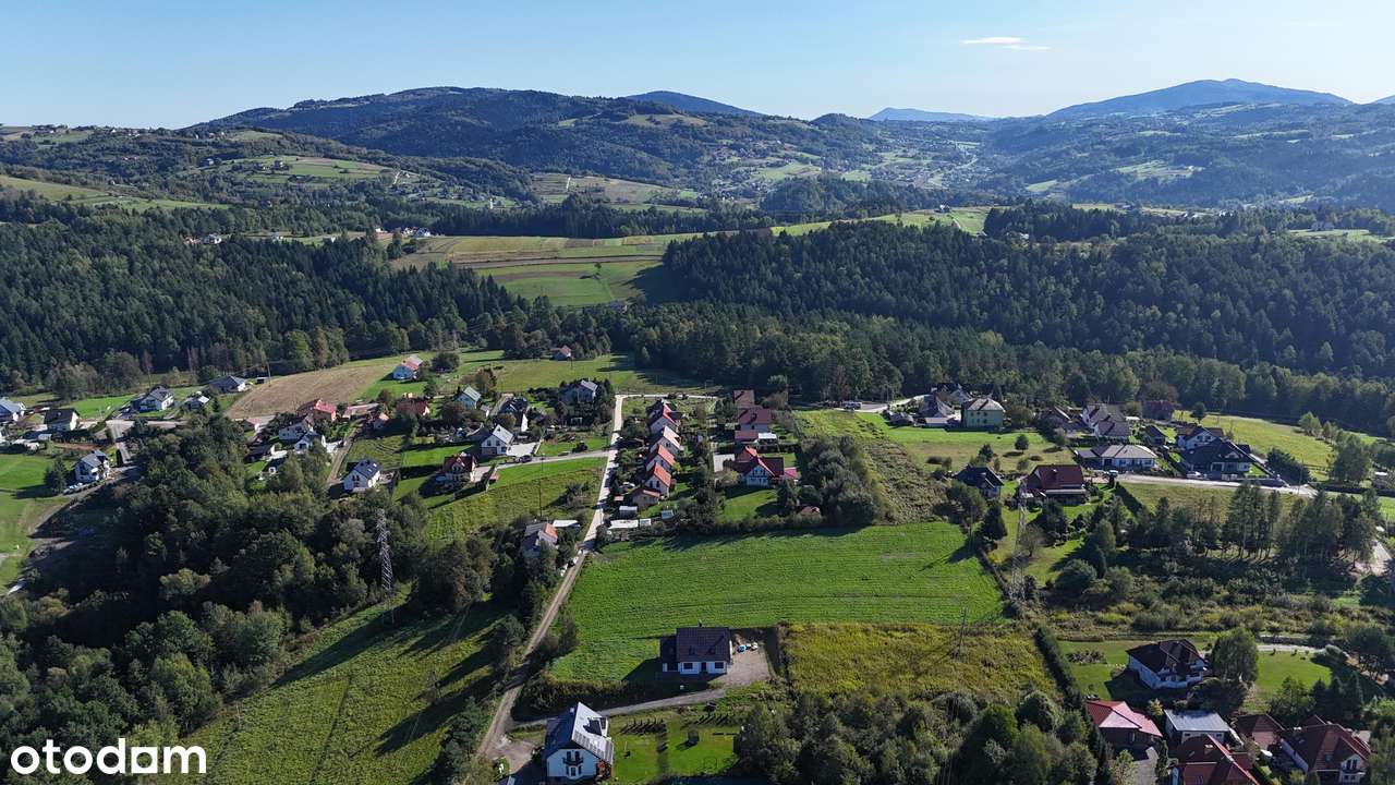 Widokowa działka w Piątkowej -  blisko Nowego Sącza! - Pełny obrazek: 4/7