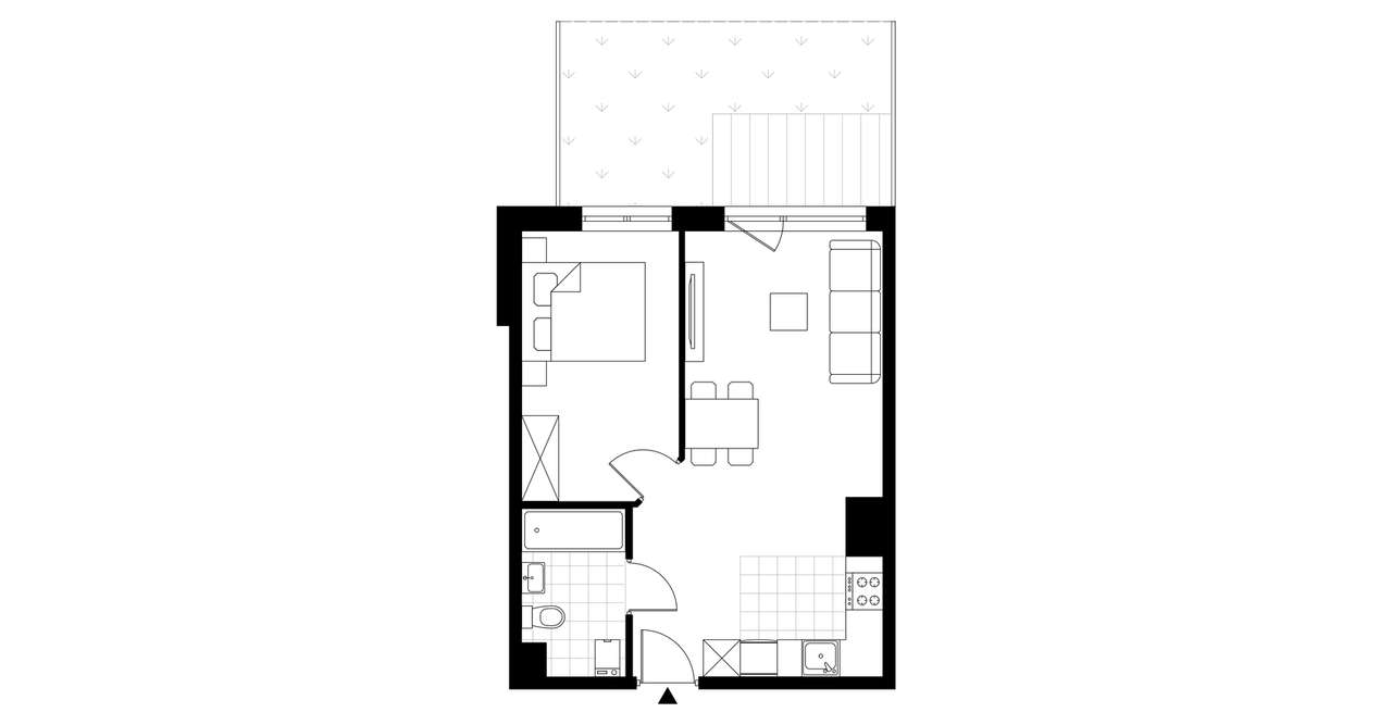 Medyków 32 | mieszkanie 2-pok. | 15 - Pełny obrazek: 4/8
