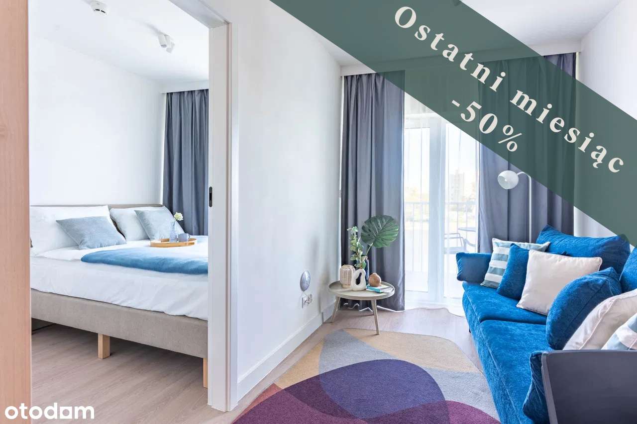 Mieszkanie z osobną sypialnią w pełni wyposażone + media w cenie - Pełny obrazek: 1/13