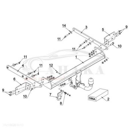 Hak Holowniczy Automat Do Ford Mondeo Hatchback Od 2014 - 3