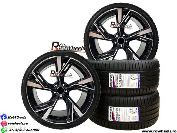 Jante AUDI 20 R20 Model RS Black A4 A5 A6 A7 A8 Q3 Q5 Q8 S-RS 2021 anvelope vara - 3