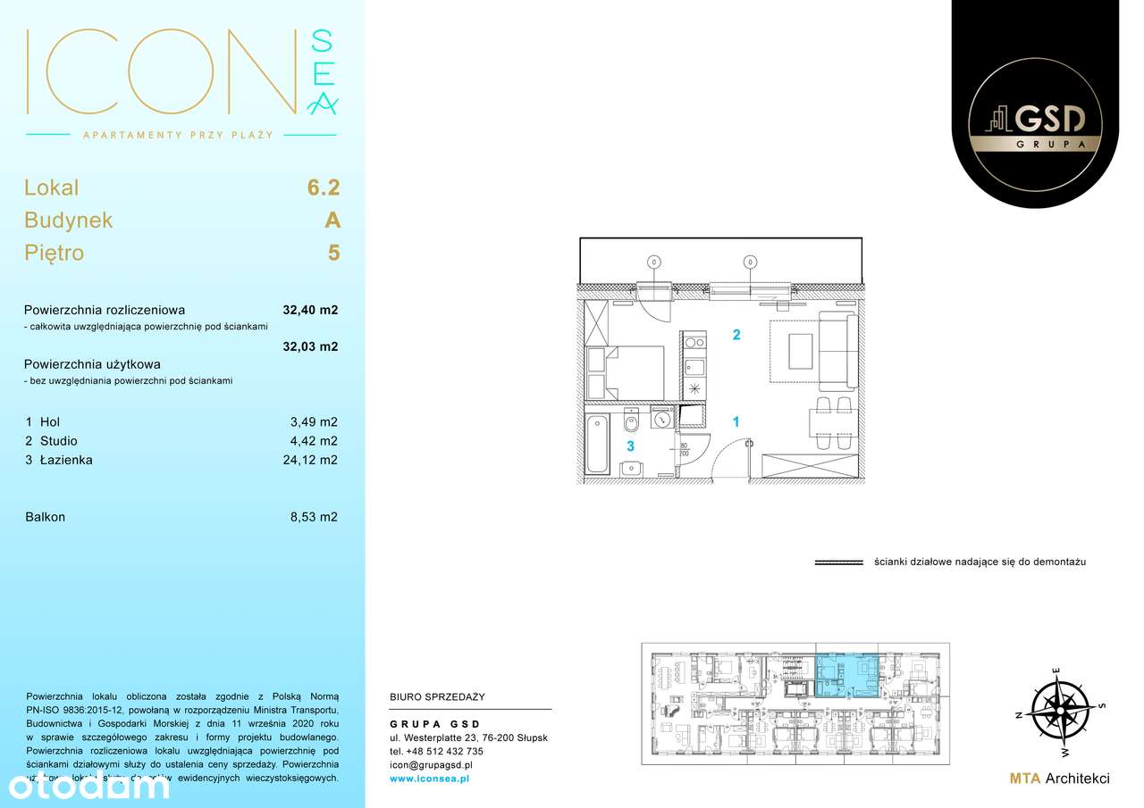 Apartament w pierwszej linii brzegowej - Pełny obrazek: 4/12