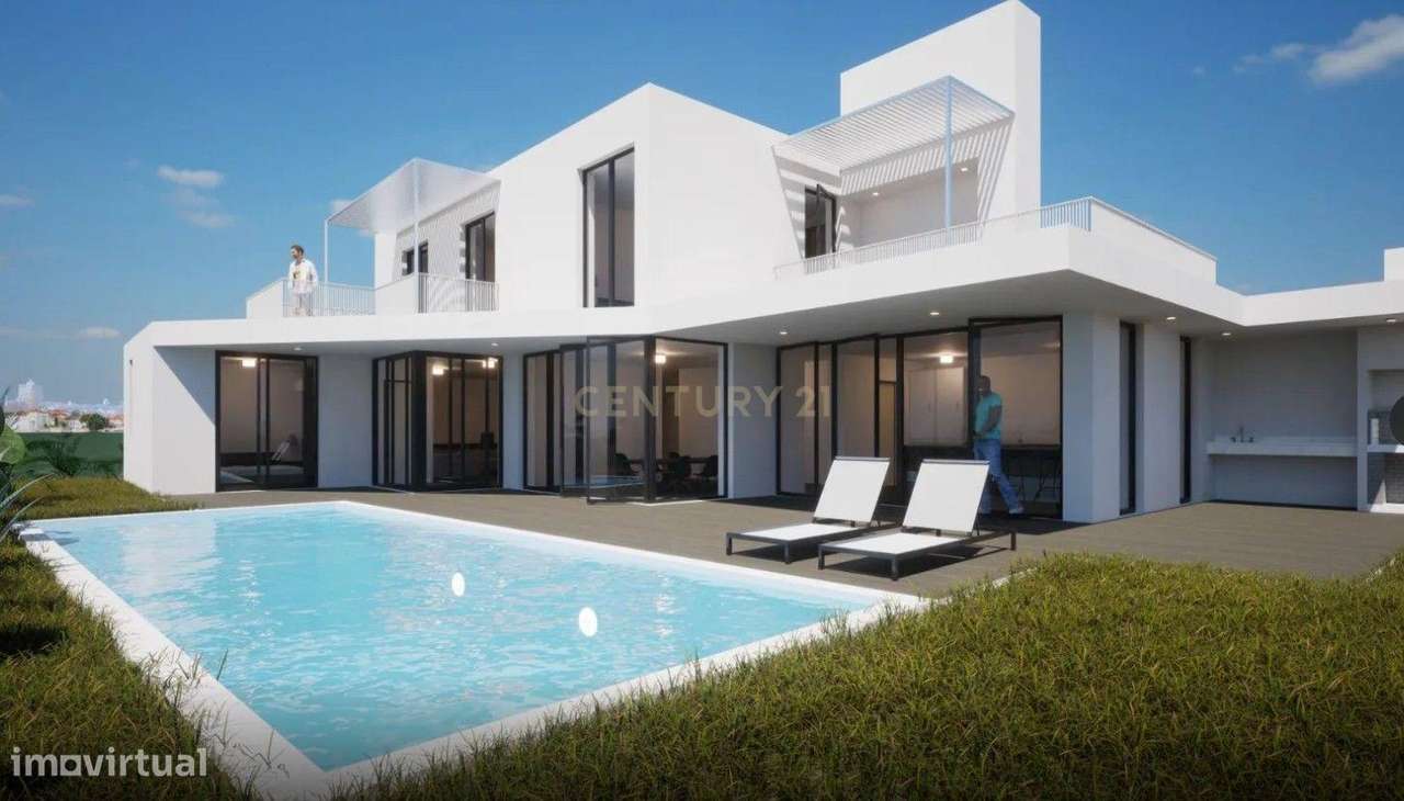 Luxuosa Moradia Independente Nova com piscina perto do Meco -  Sesimbr-13