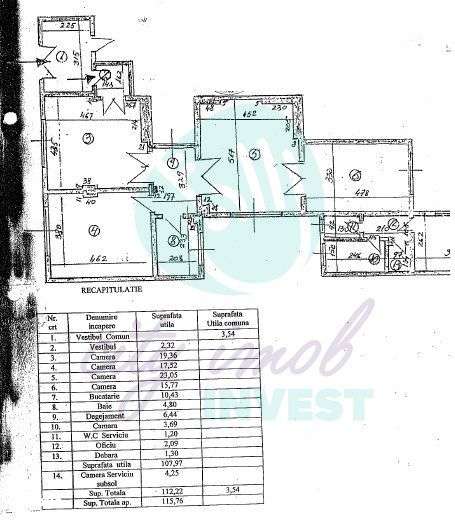 Apartament 4 camere potrivit pentru investitie, Piata Romana - Imagine principală: 4/9
