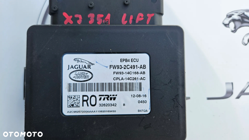 Jaguar XJ 351 LIFT 2015- Moduł hamulca ręcznego TRW Sterownik FW93-2C491-AB - 2