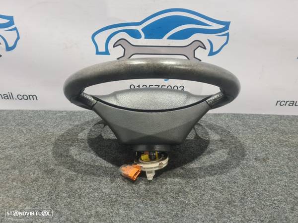 VOLANTE GUIADOR COMPLETO VOLVO S40 SPORT PELE PERFURADA AIRBAG V40 S70 V70 - 5