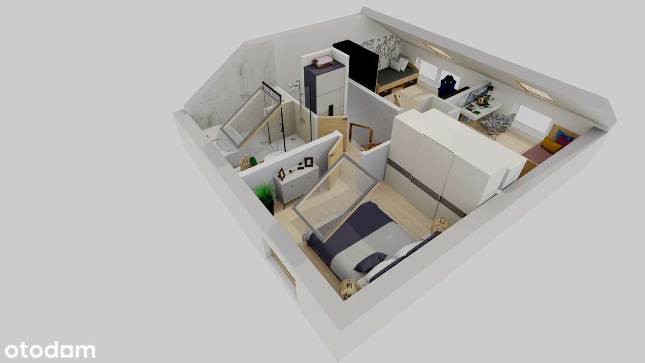 Bez PCC i prowizji | Dom z ogrodem, garażem i tarasem | Ożarów Maz. - Pełny obrazek: 3/5