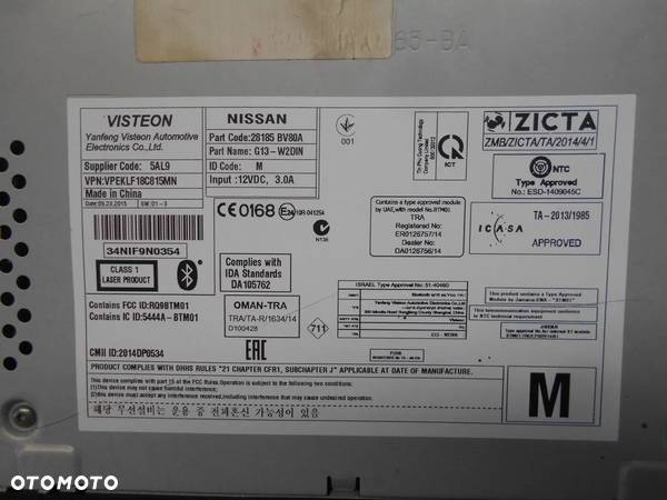 NISSAN JUKE LIFT RADIO CD ORGINAŁ - 3