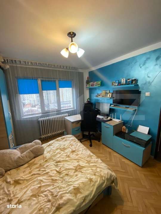 Apartament 3 camere, 51 mp, etaj intermediar, zona Flora, Manastur - Imagine principală: 4/12