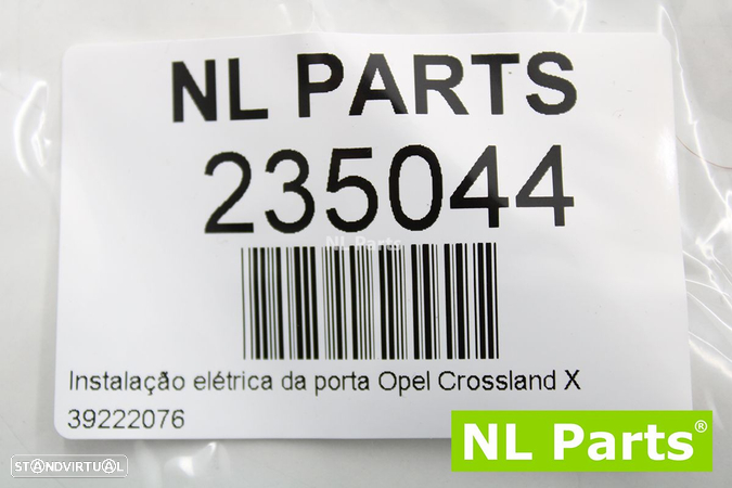 Instalação elétrica da porta Opel Crossland X 39222076 - 8