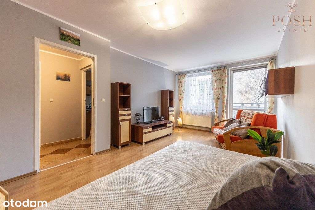 kawalerka | rozkład | balkon | opcja 2 pokoi-8