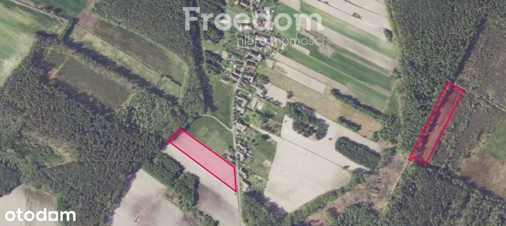 Na sprzedaż działka budowlana WZ + działka rolna - Pełny obrazek: 1/4