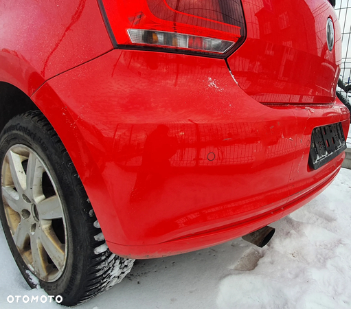 VW Polo 6R Zderzak Tylny Tył Kol. LP3G PDC Czujniki - 3