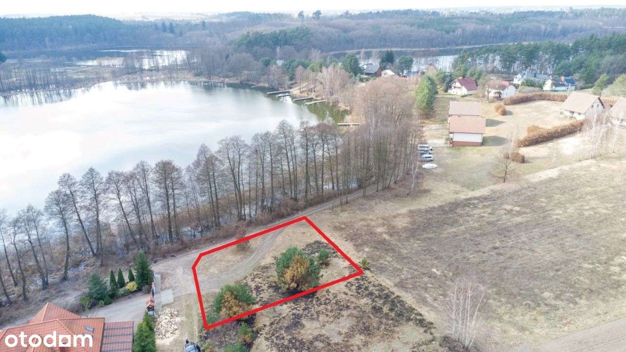 Działka budowlana 20m od jeziora!-6