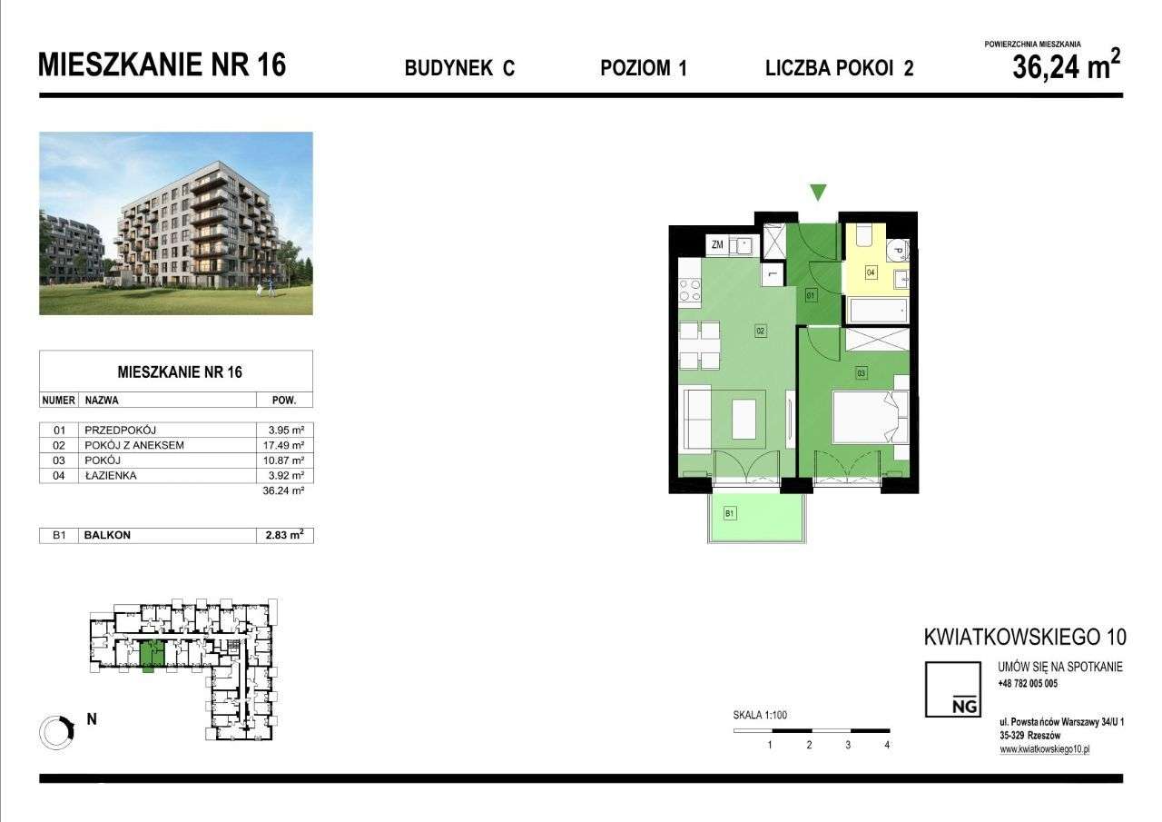 2 pokoje | Panorama Kwiatkowskiego | NIE PRZEGAP - Pełny obrazek: 2/7