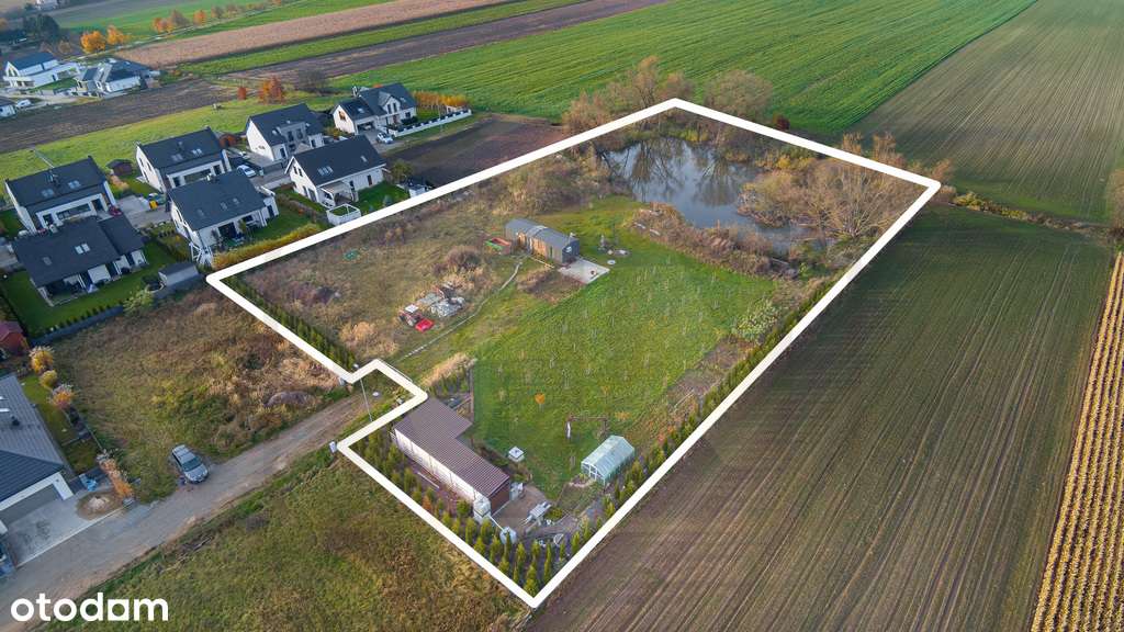 Atrakcyjna działka z własnym stawem, Dąbcze-3