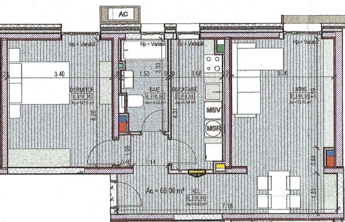 Apartament cu 2 camere nou Parcul Circului | + TVA-11