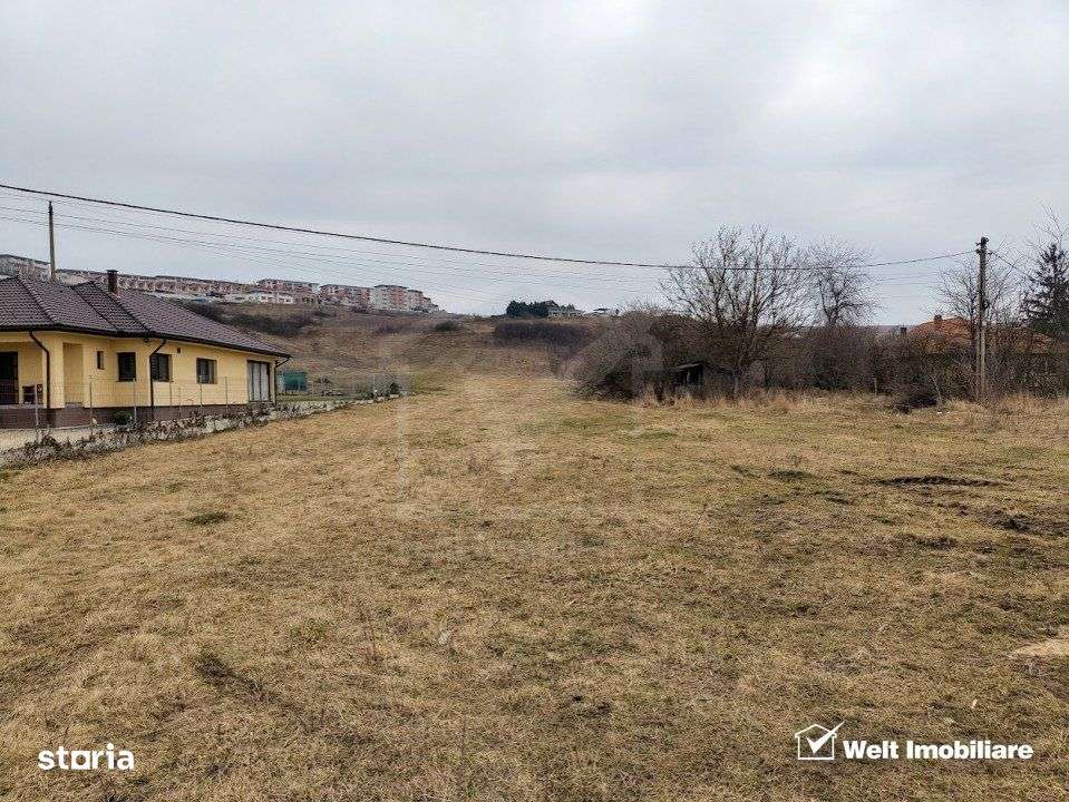 Teren constructii Apahida, acces drum, panorama superba - Imagine principală: 4/7