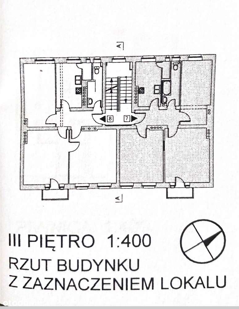 Mieszkanie z BALKONEM ARENA kamienica 3 osobne pokoje-12