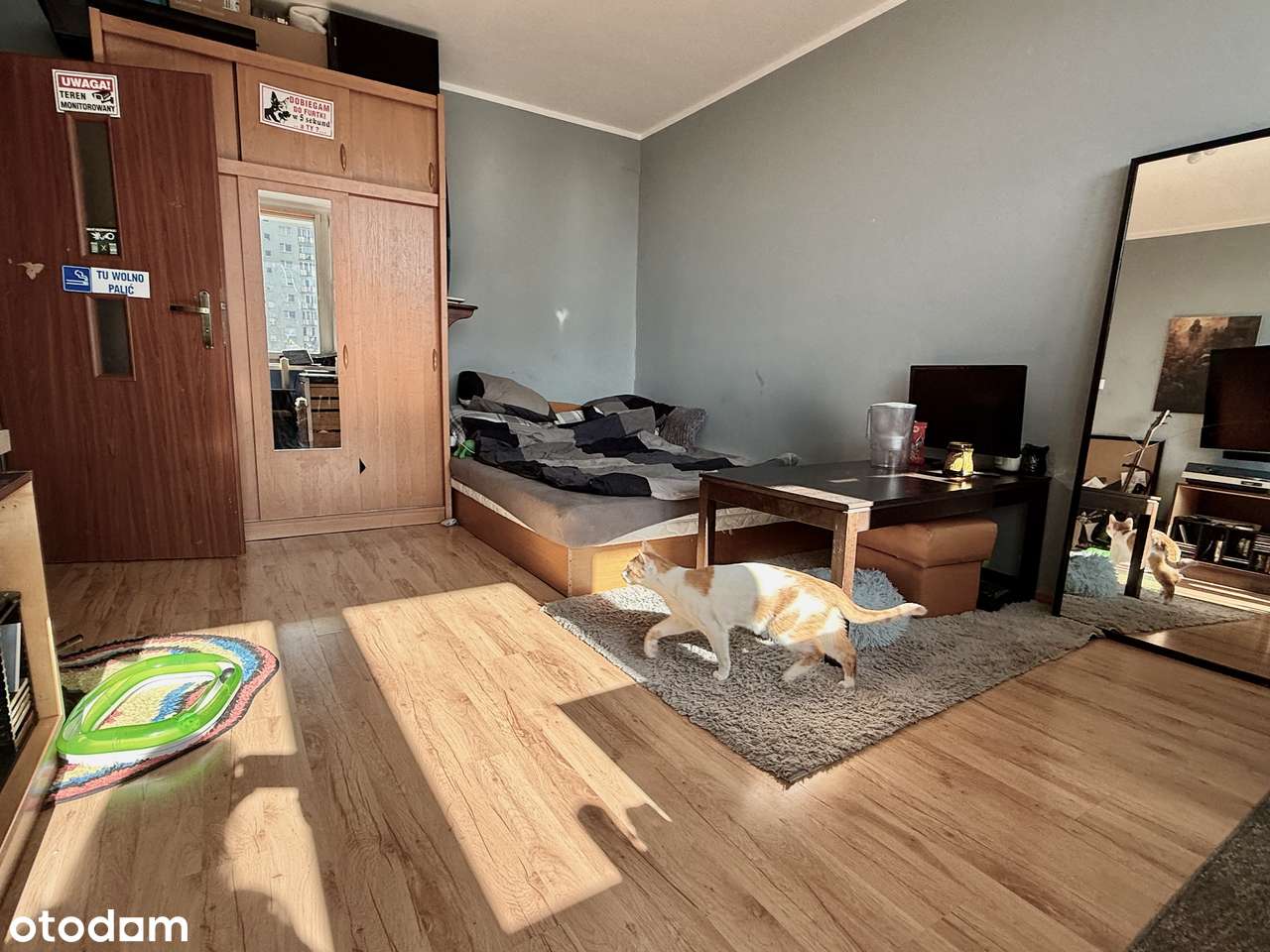 Duże dwa pokoje na os. Oświecenia, balkon, piwnica, winda - Pełny obrazek: 4/11