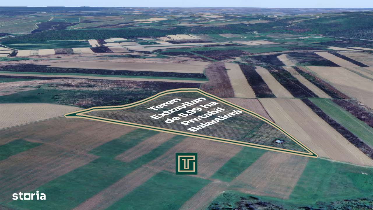 Teren extravilan de 5,99 ha, ideal pentru balastieră în Ususău-2