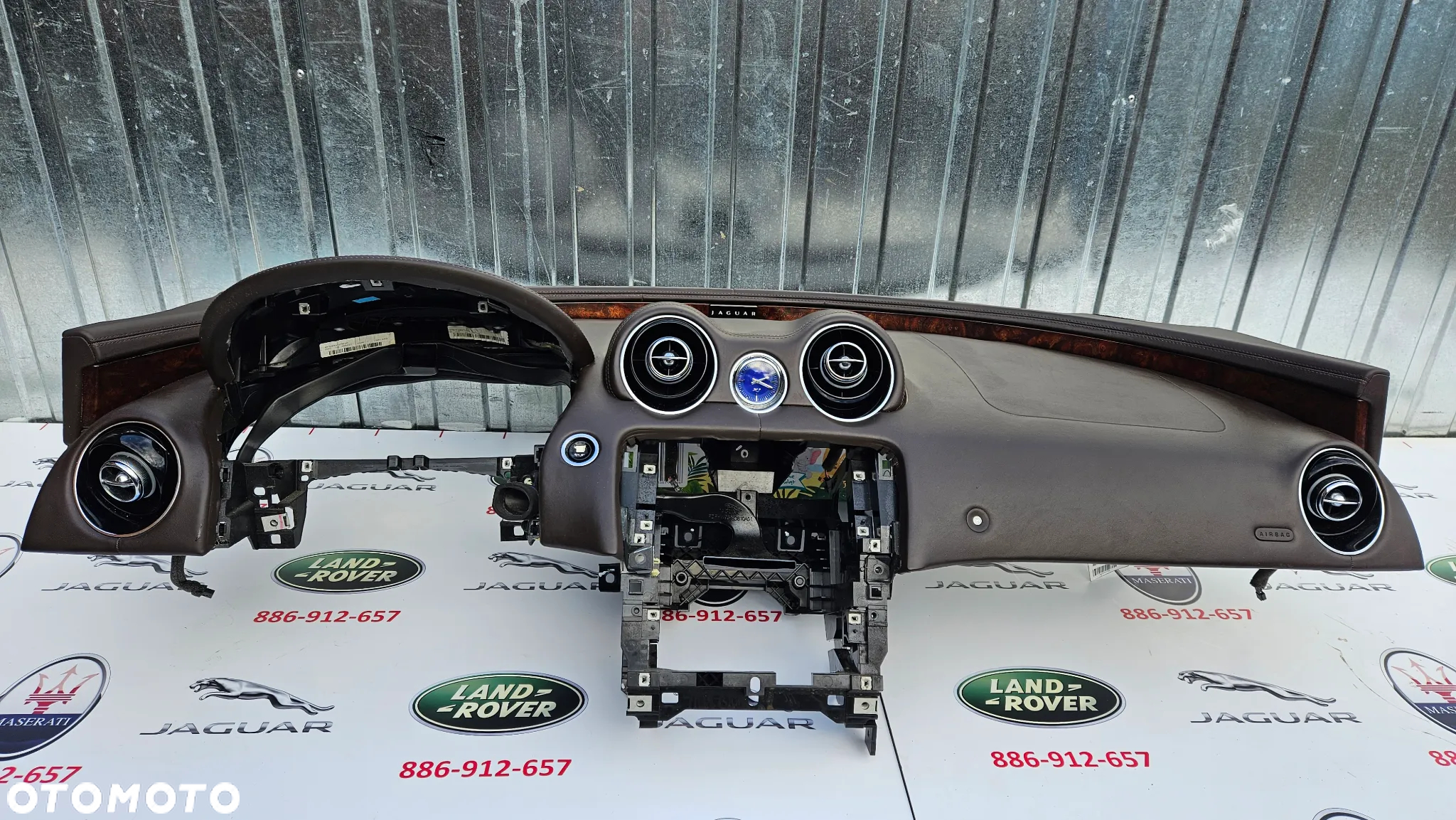 Jaguar XJ 351 2010-2015  Deska Kokpit Konsola z poduszkami oraz sensorem Airbag Poduszki Napinacze - 12