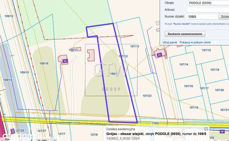 Działka budowlana, Podole, 5152m2 Mpzp Mn - Pełny obrazek: 4/6