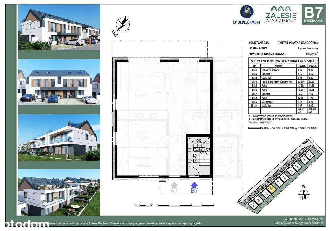 Okazja Apartamenty Zalesie, Mieszkanie z tarasem - Pełny obrazek: 4/14