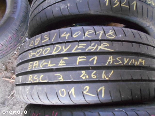 Opony 205/40r18 goodyear eagle f1 asymmetric 3 5,6mm komplet  RSC - 3