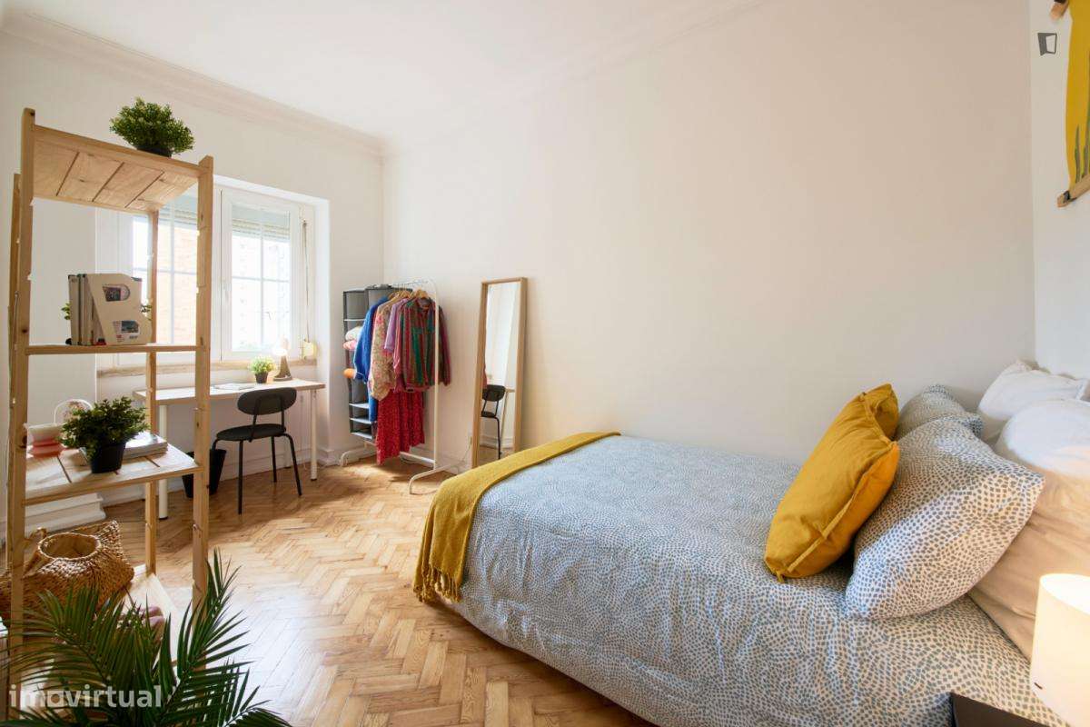 Quarto - localizado em Alvalade Lisbon - Grande imagem: 4/6