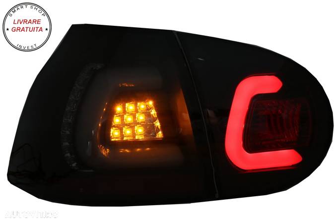 Stopuri TUBE LED BAR VW Golf 5 V (2004-2009) Negru Fumuriu Urban Style- livrare gratuita - 4