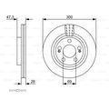 TARCZA HAMULCOWA 300X28 V 5-OTW HYUNDAI I30 07> PRZOD SZT TRW     0 986 479 537 - 3