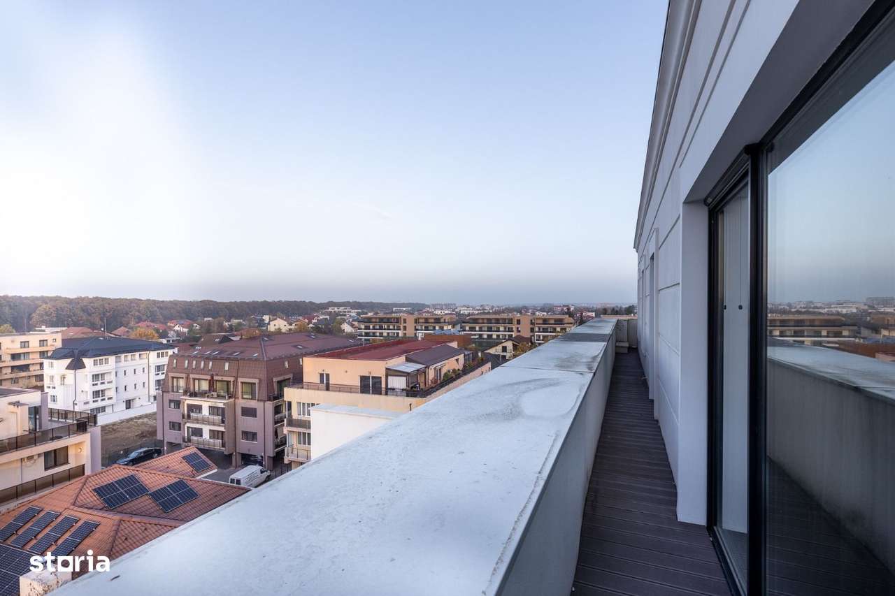 Penthouse Trastevere, complex cu piscina si gym-10