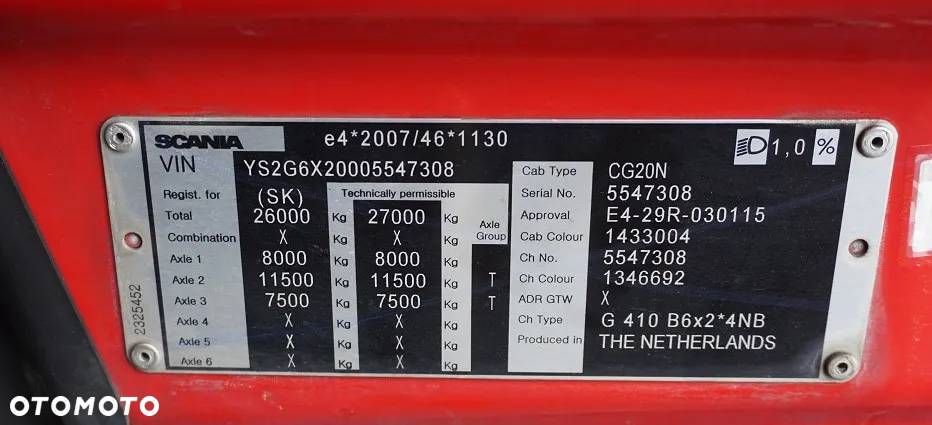 Scania G 410 / EURO 6 / CHŁODNIA / 22 PALETY / OŚ SKRĘTNA / RETARDER - 11