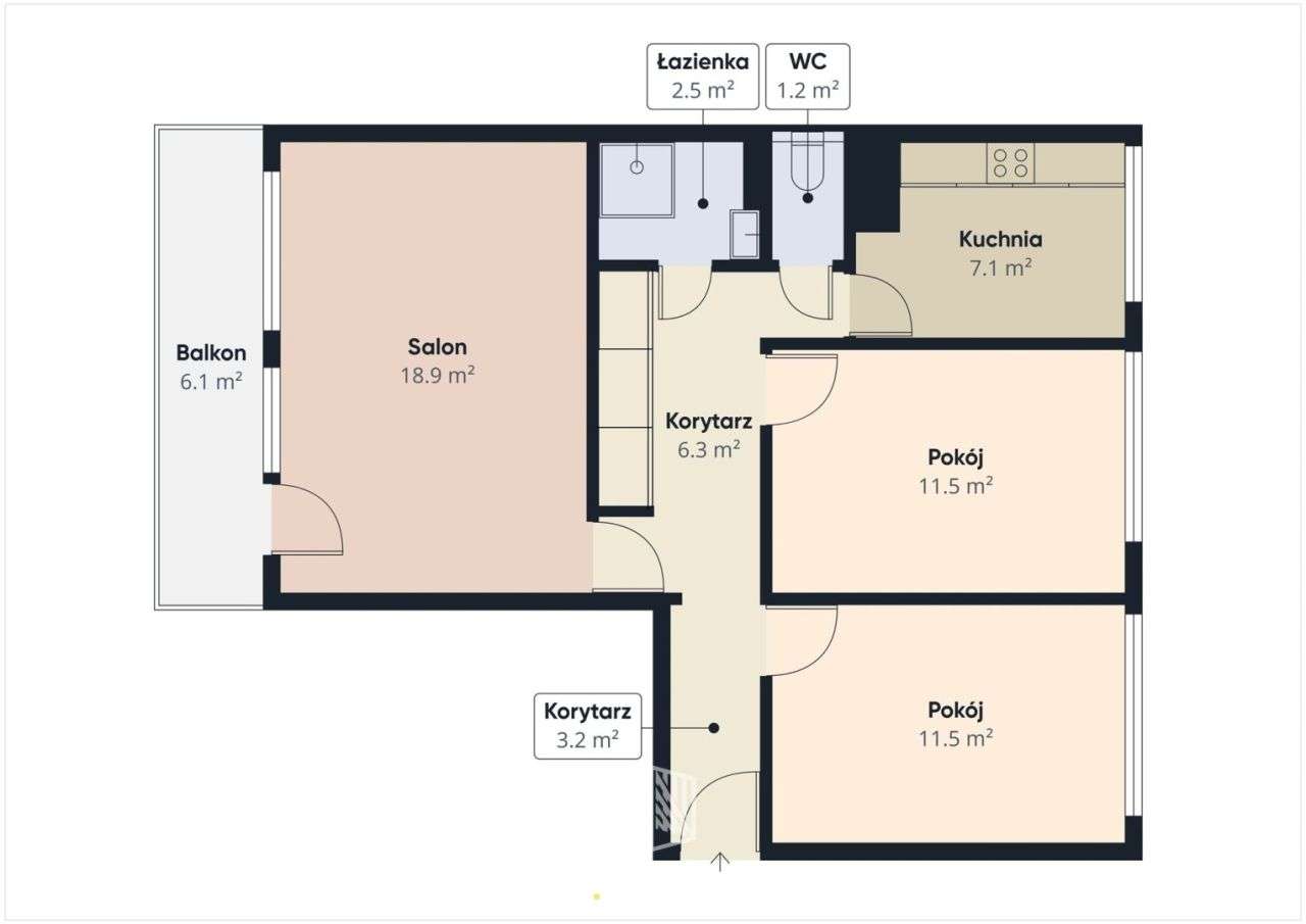 Zadbane 3M z możliwością 4-go/Klimatyzacja/Zieleń - Pełny obrazek: 2/15