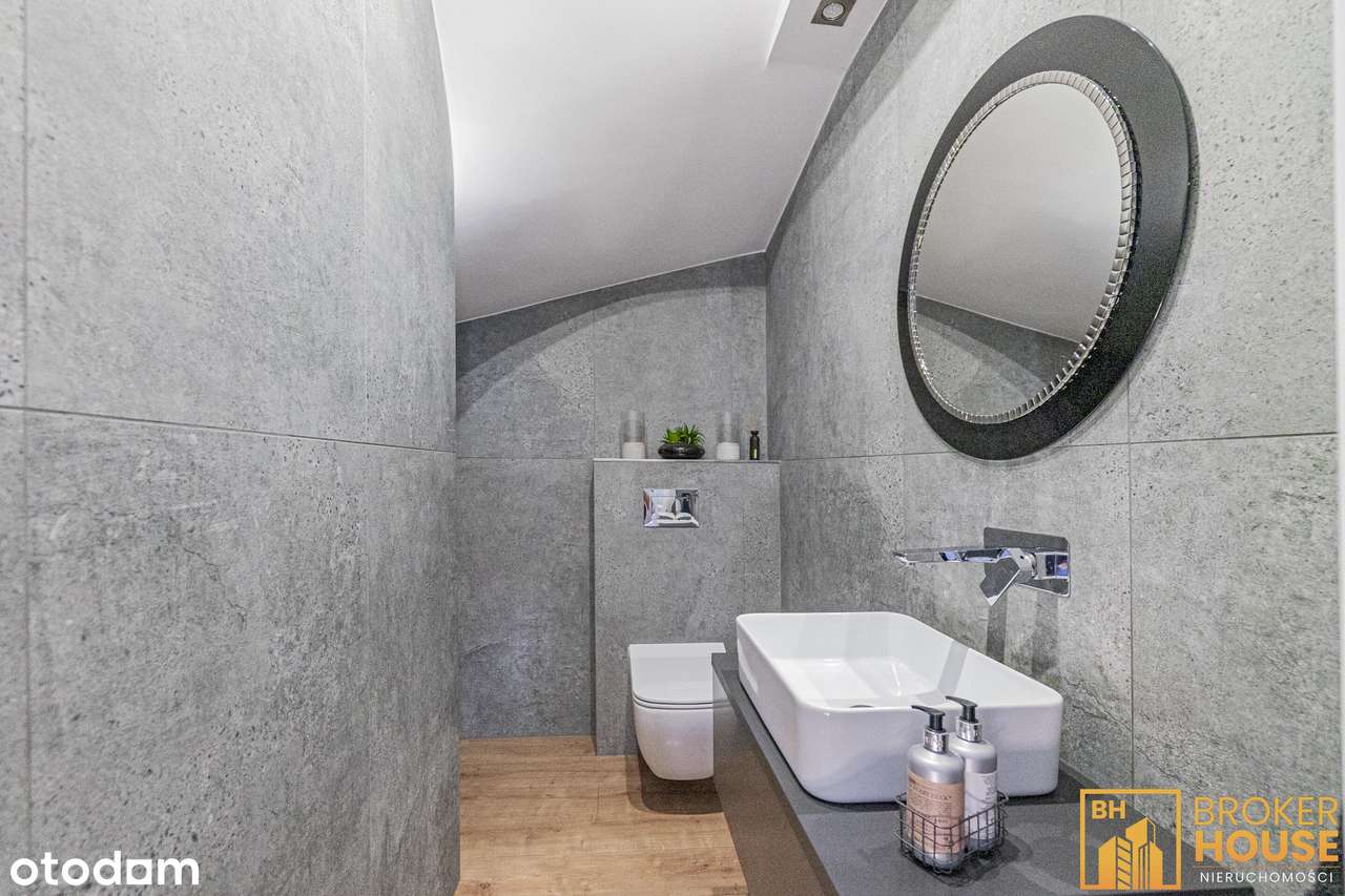 Nowoczesny dom w zabudowie bliźniaczej z ogrodem-8