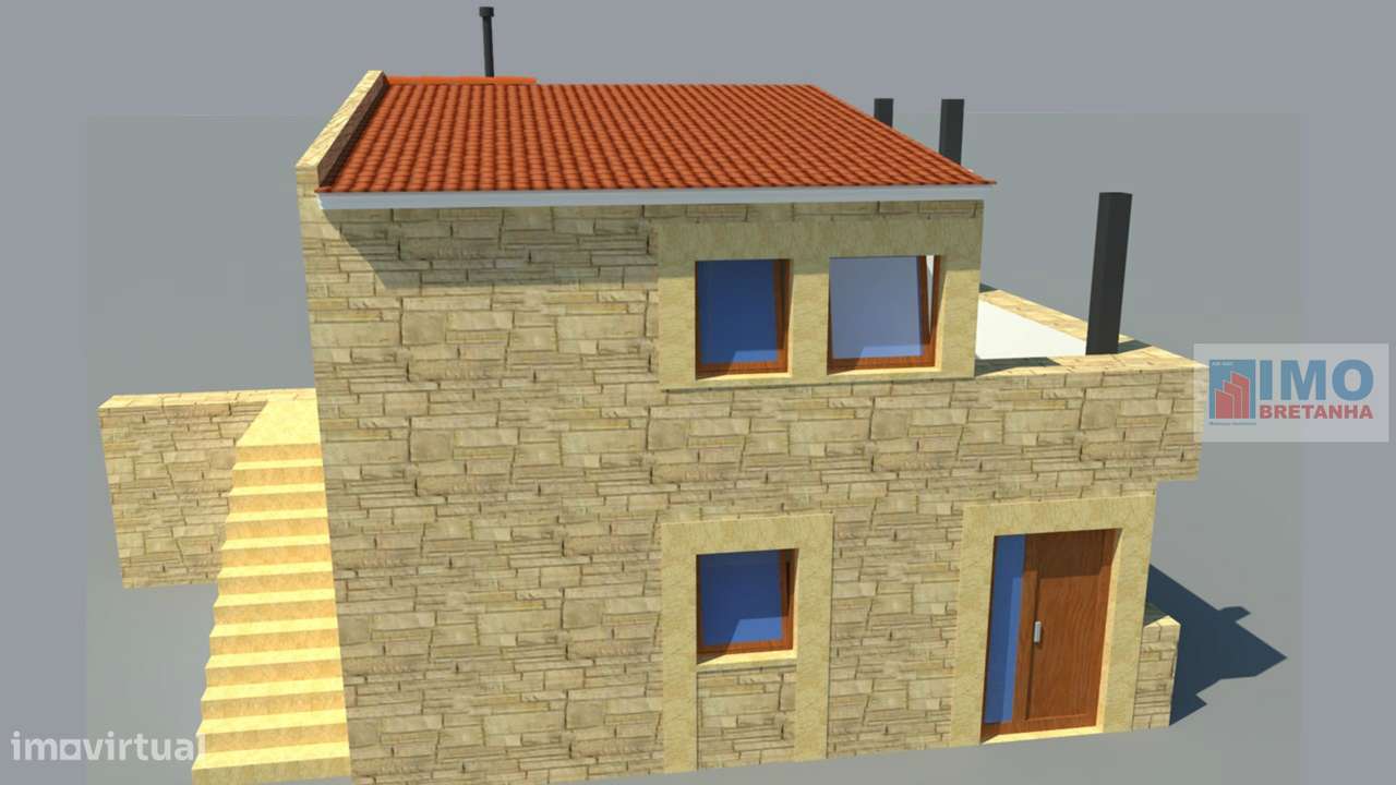 Moradia V3 p/  reconstrução na Lardosa - Grande imagem: 3/16