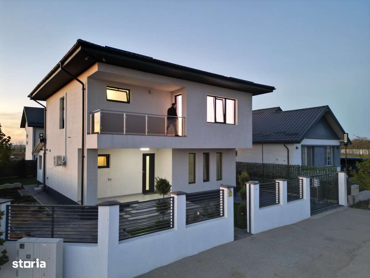 Casă modernă de vânzare Berceni/Ilfov -  5 camere, 3 băi, teren 330 mp - Imagine principală: 5/20