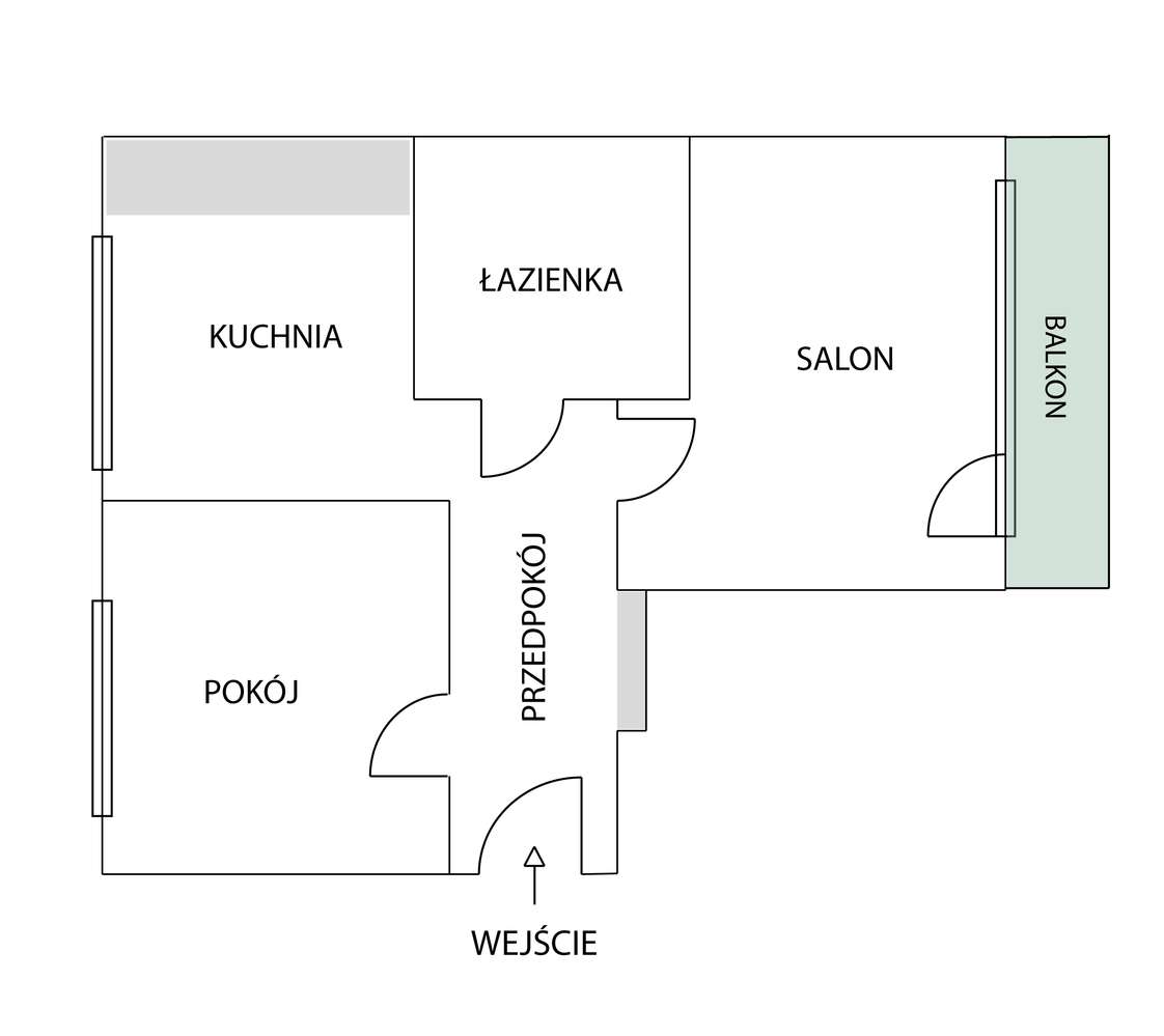 2 pok.z potencjałem |Śródmieście |42m² | 1p. | balkon |piwnica | garaż-19