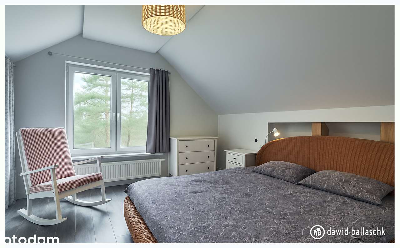 Wyjątkowy dom dwurodzinny na skraju lasu-15