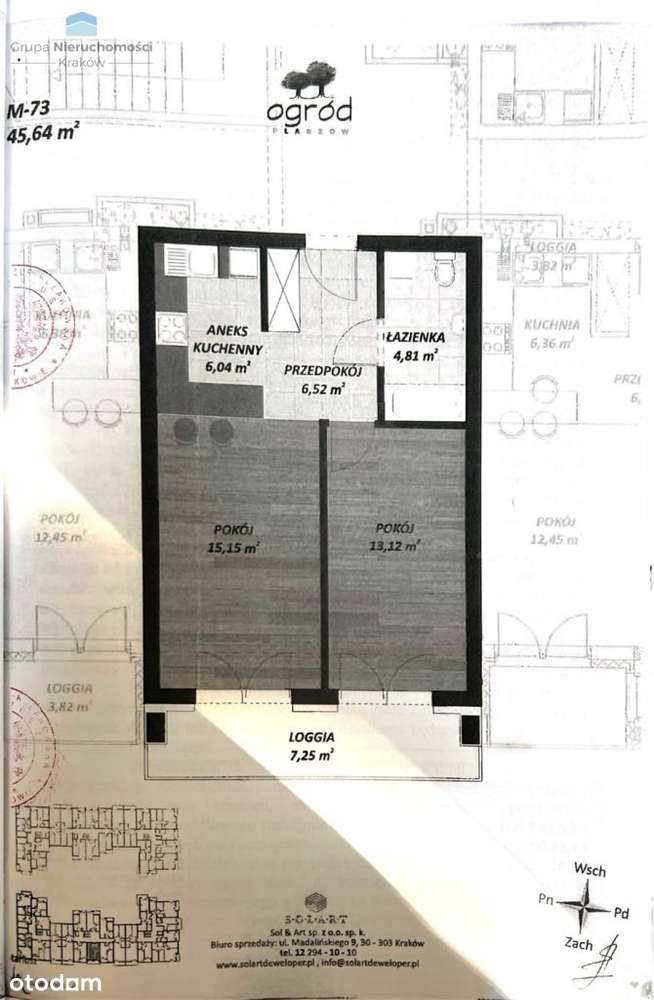 Na sprzedaż mieszkanie 2-pokojowe ul. Koszykarska-15