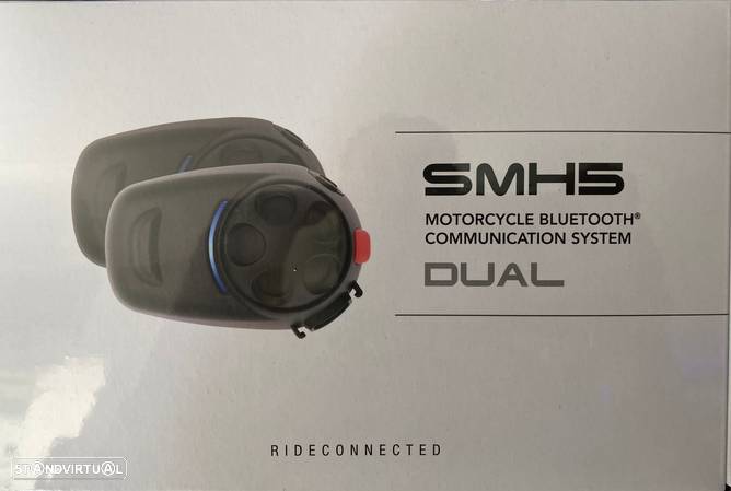 par intercomunicadores sena smh5 dual-boom/wired - 4