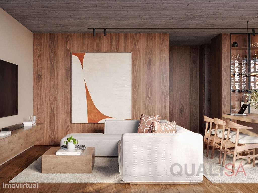 Apartamento T2 novo com logradouro em empreendimento de luxo no cen...-13