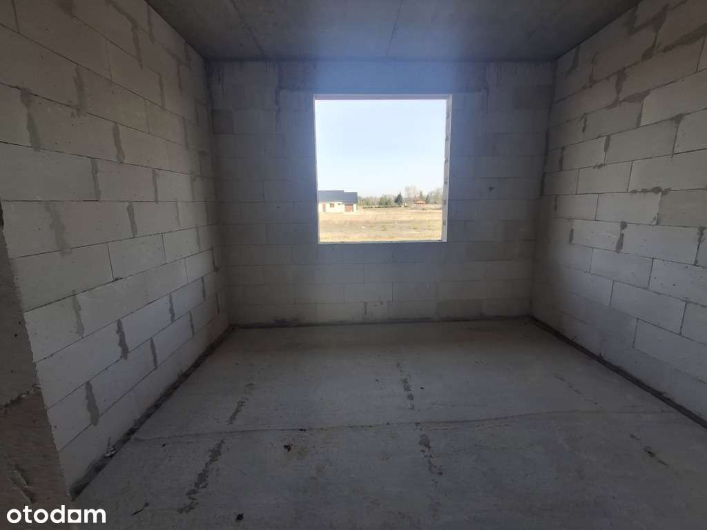 Działka budowlana z domem w stanie surowym-8