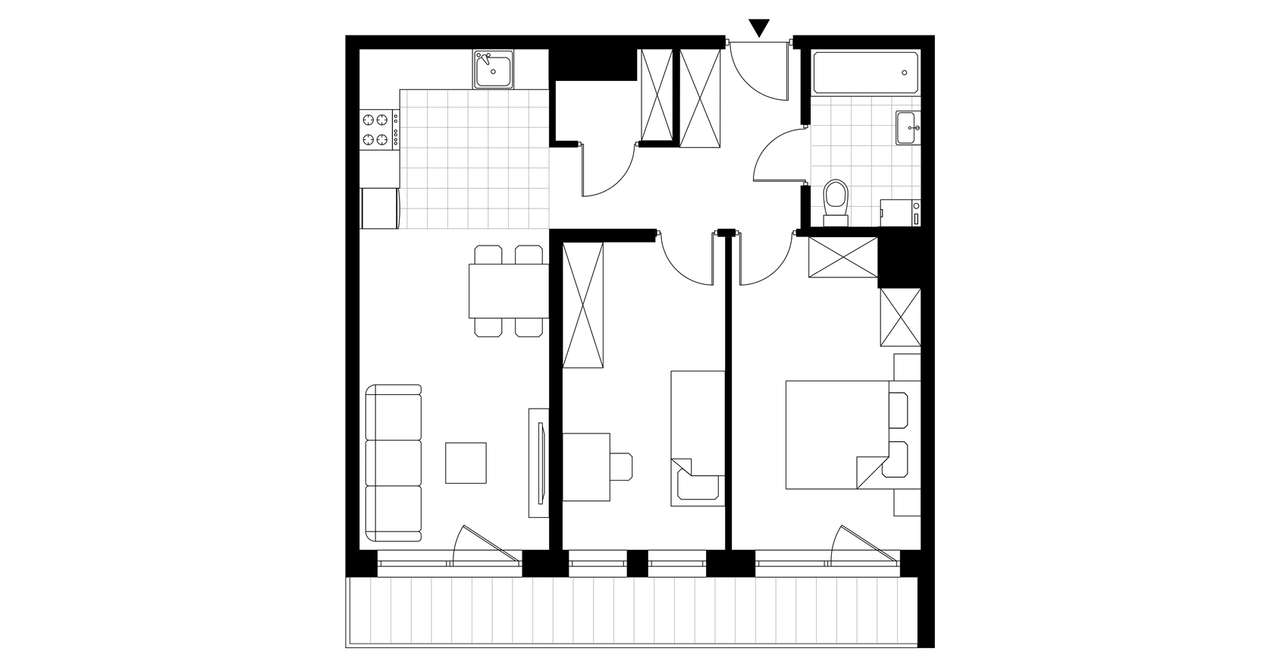 Ultradom | mieszkanie 3-pok. | M157 - Pełny obrazek: 4/9