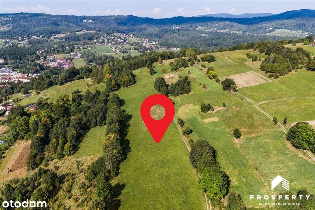 Działka budowlana z pięknym widokiem w Istebnej - Pełny obrazek: 5/9