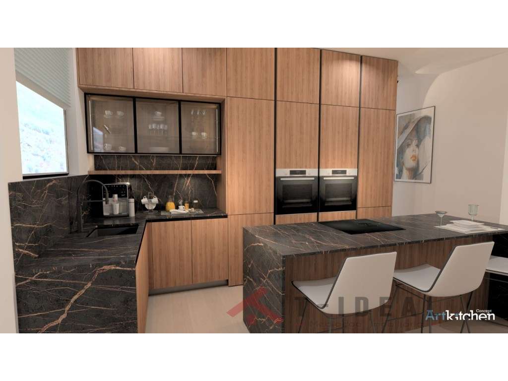 Apartamento T1 novo no centro da Lourinhã - Grande imagem: 4/11